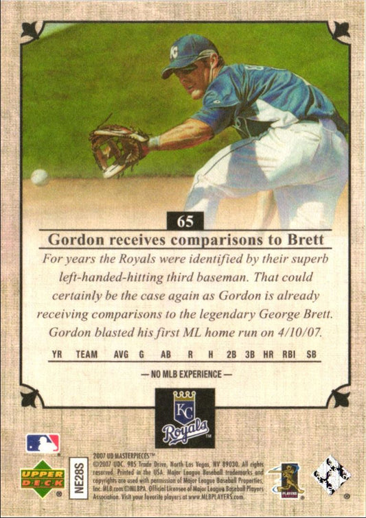 2007 Upper Deck Masterpieces Alex Gordon