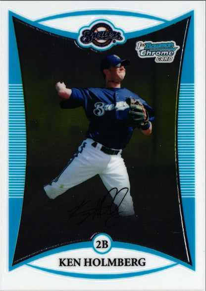 2008 Bowman Chrome Prospects Ken Holmberg