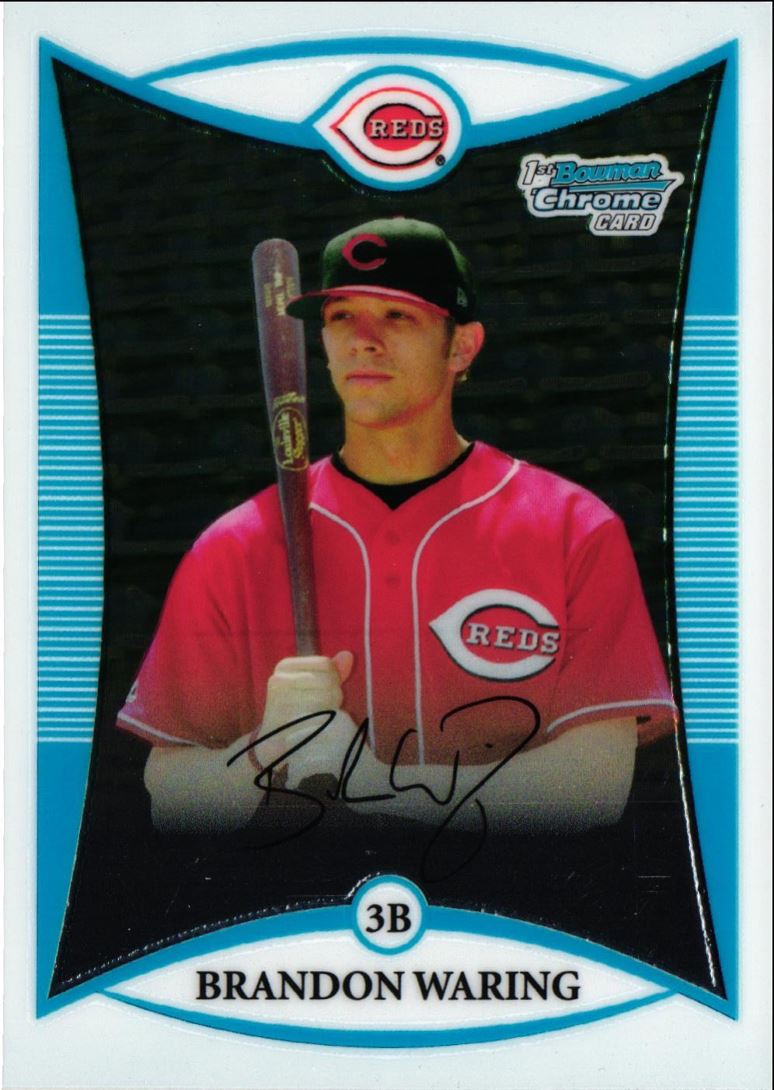 2008 Bowman Chrome Prospects Brandon Waring