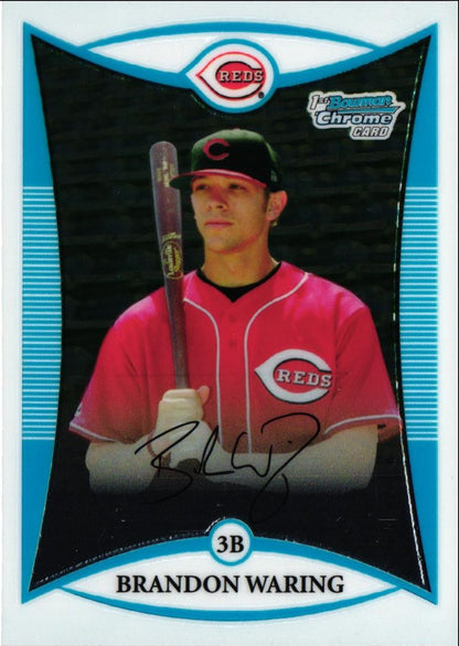 2008 Bowman Chrome Prospects Brandon Waring