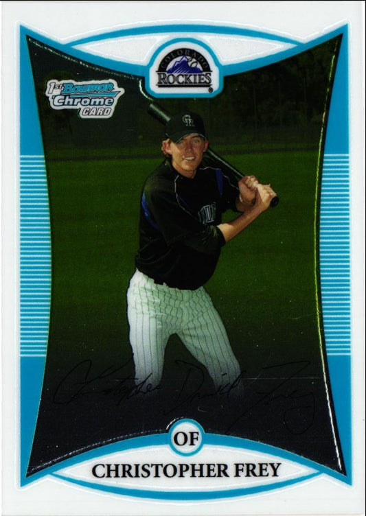 2008 Bowman Chrome Prospects Christopher Frey