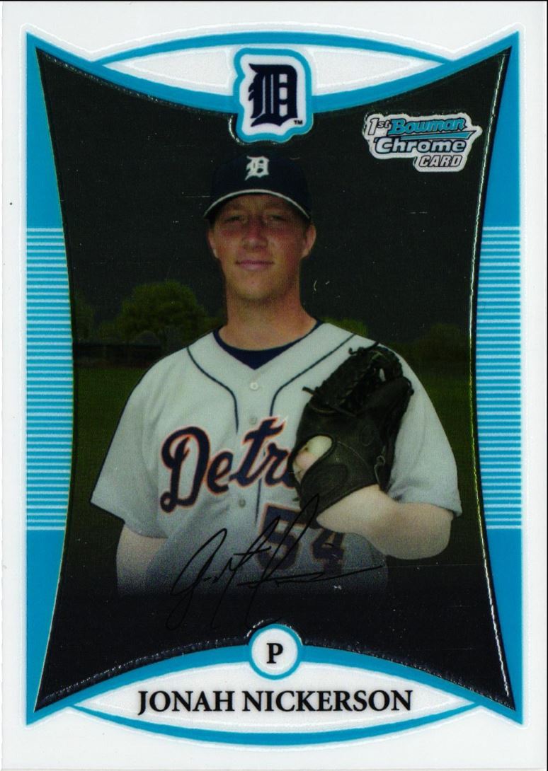 2008 Bowman Chrome Prospects Jonah Nickerson