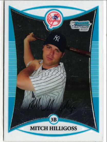 2008 Bowman Chrome Prospects Mitch Hilligoss