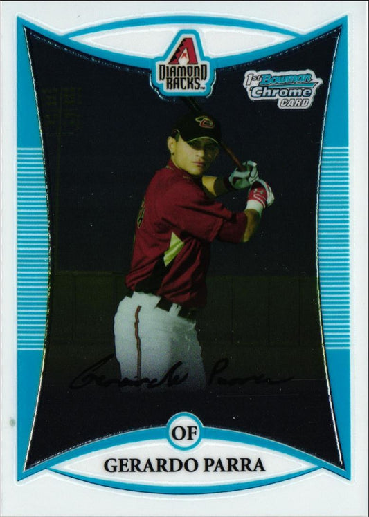 2008 Bowman Chrome Prospects Gerardo Parra