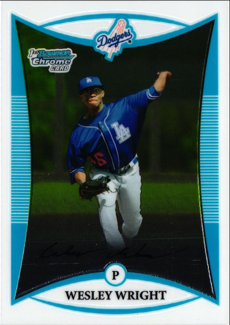 2008 Bowman Chrome Prospects Wesley Wright