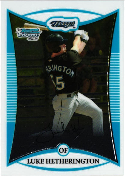 2008 Bowman Chrome Prospects Luke Hetherington