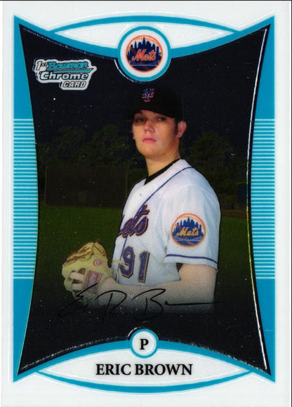 2008 Bowman Chrome Prospects Eric Brown