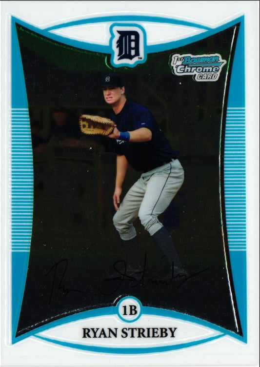 2008 Bowman Chrome Prospects Ryan Strieby