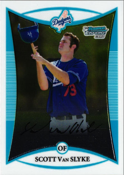 2008 Bowman Chrome Prospects Scott Van Slyke