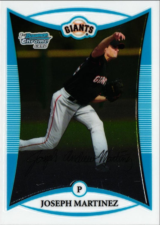 2008 Bowman Chrome Prospects Joe Martinez