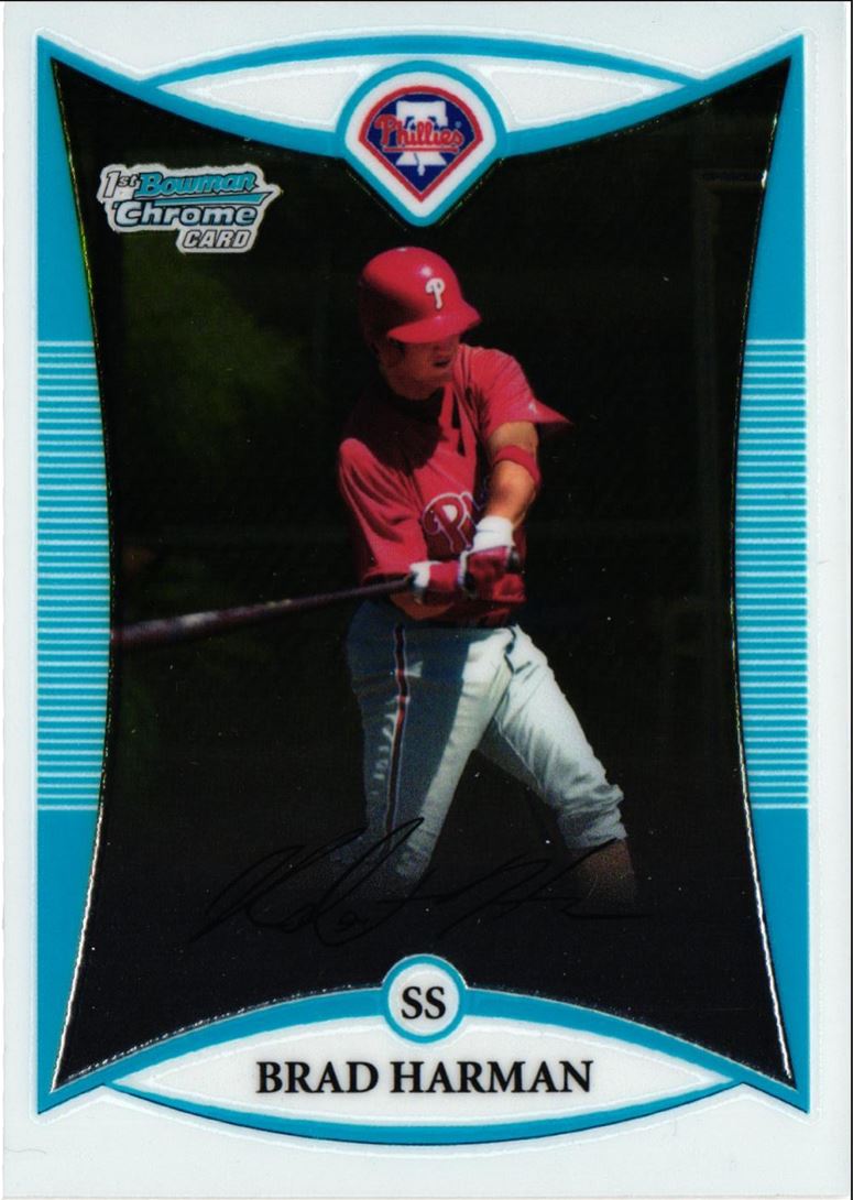 2008 Bowman Chrome Prospects Brad Harman