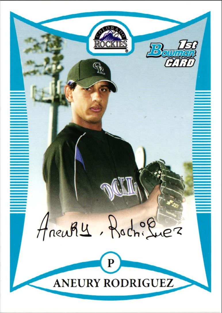 2008 Bowman Prospects Aneury Rodriguez