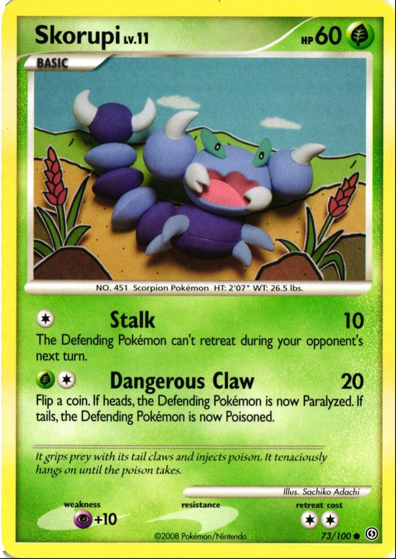 2008 Diamond & Pearl - Stormfront Skorupi