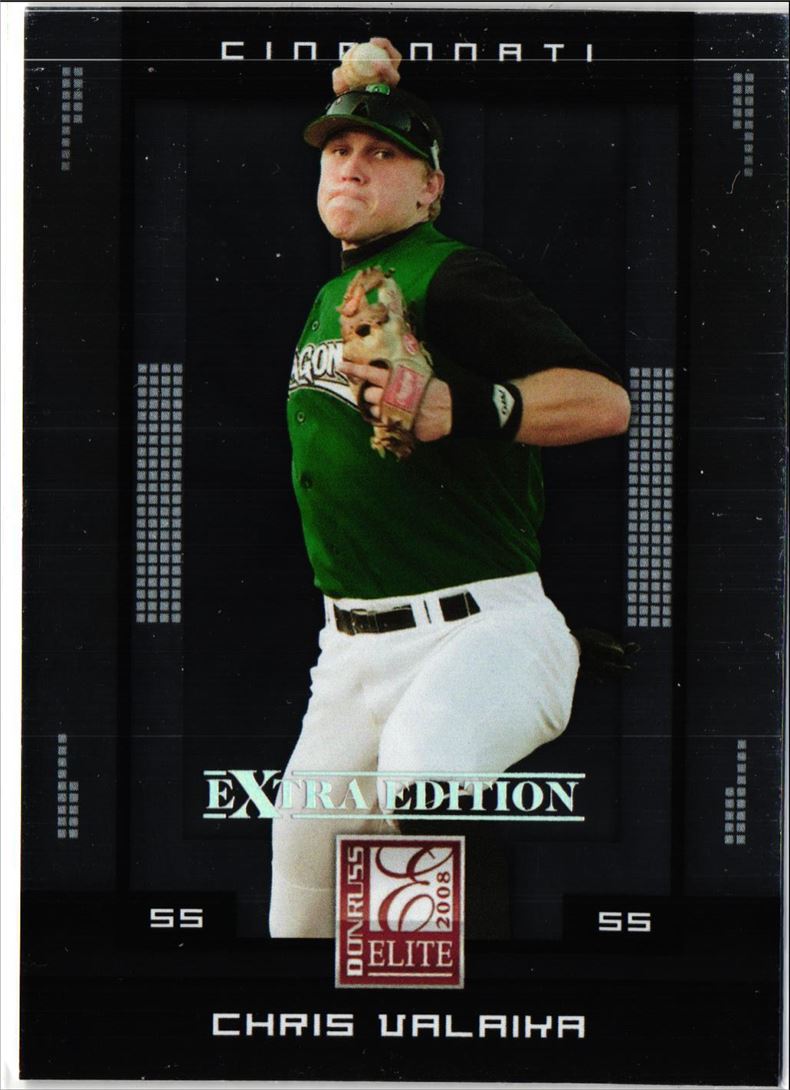 2008 Donruss Elite Extra Edition Chris Valaika