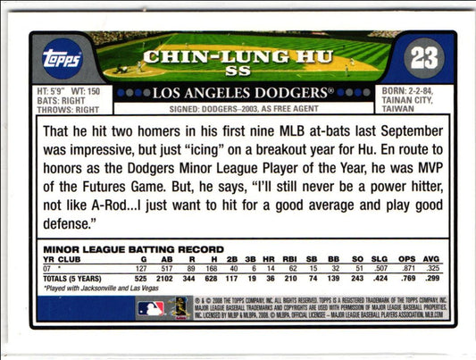 2008 Topps Chin-Lung Hu