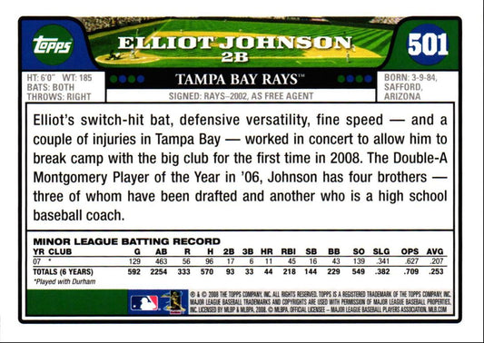 2008 Topps Elliot Johnson