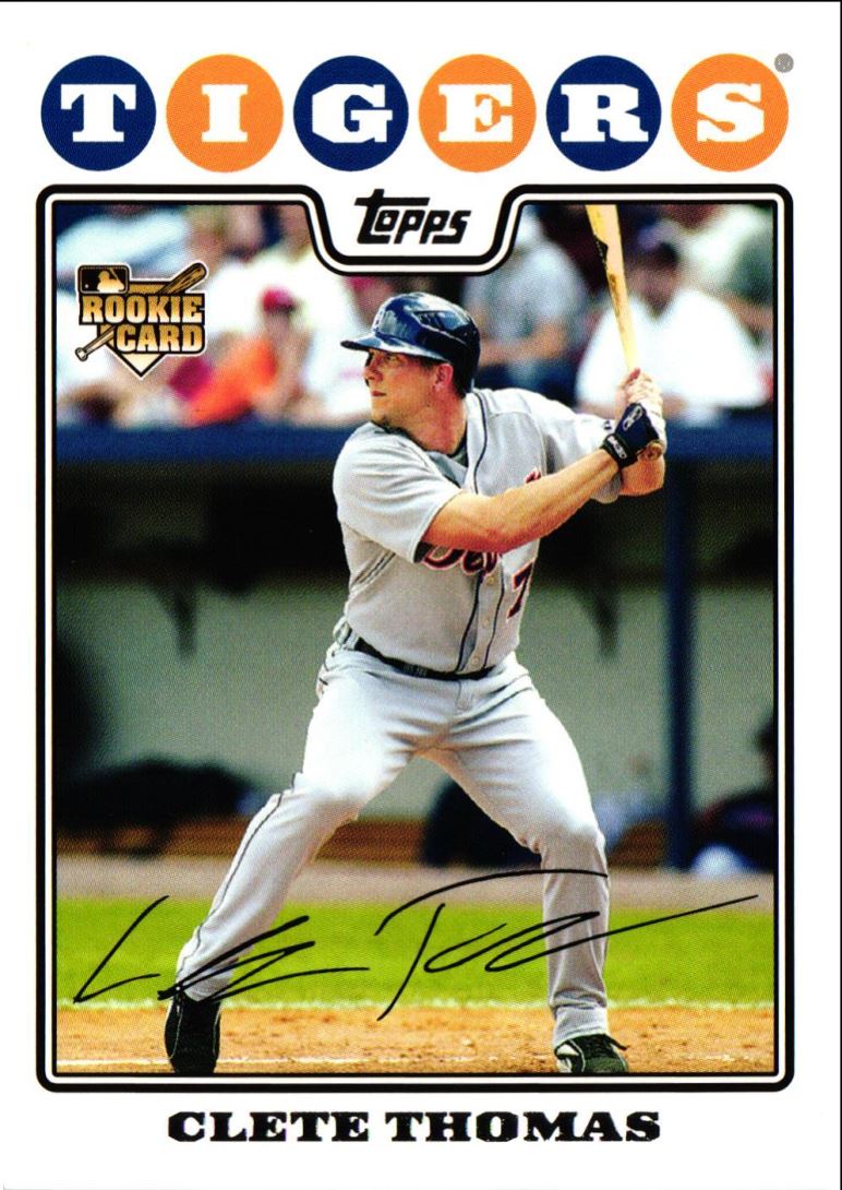 2008 Topps Clete Thomas