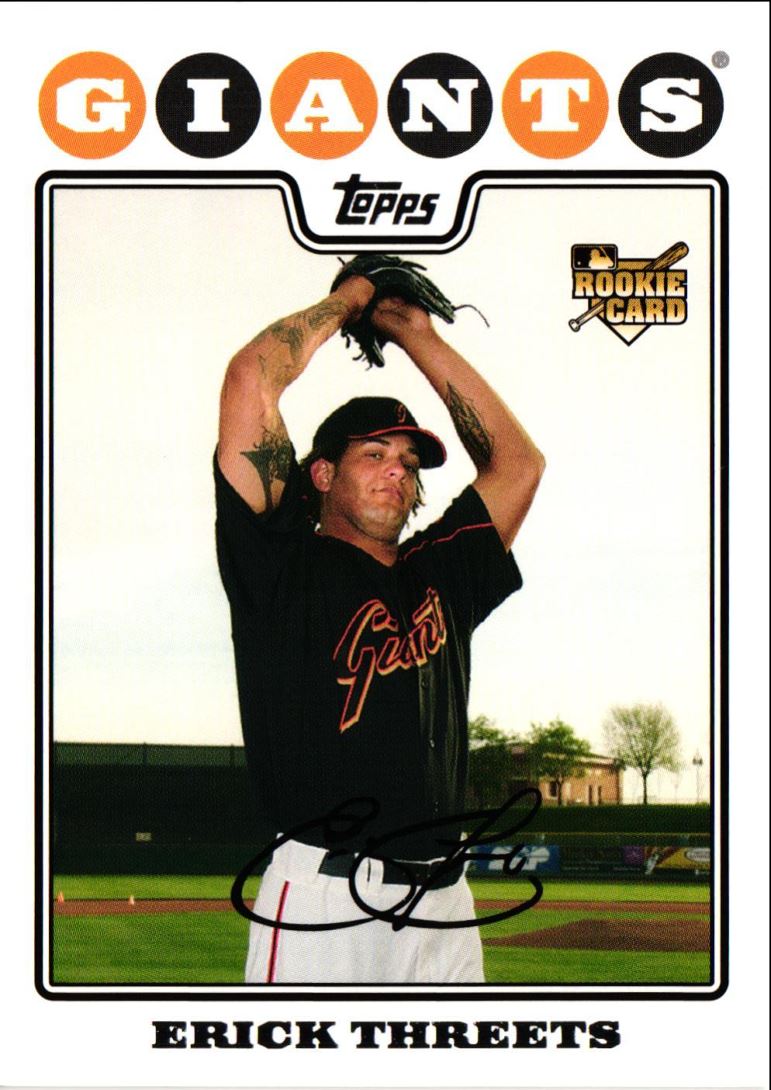 2008 Topps Erick Threets