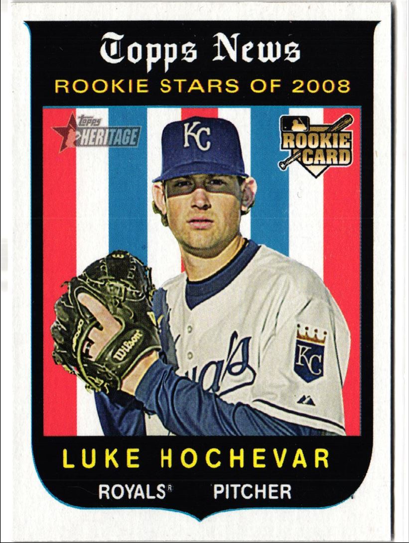 2008 Topps Heritage Luke Hochevar