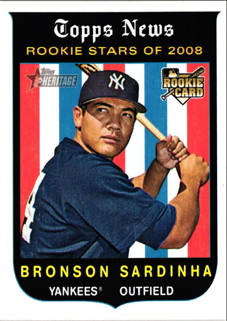 2008 Topps Heritage Bronson Sardinha