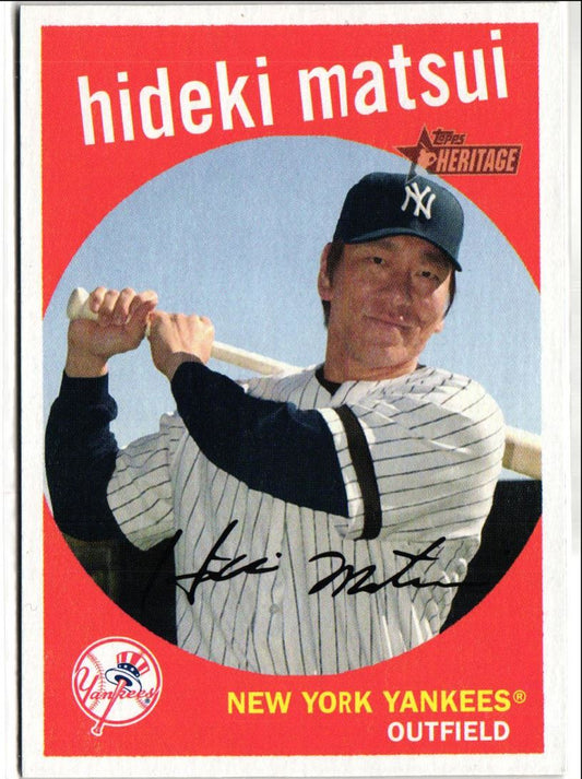 2008 Topps Heritage Hideki Matsui