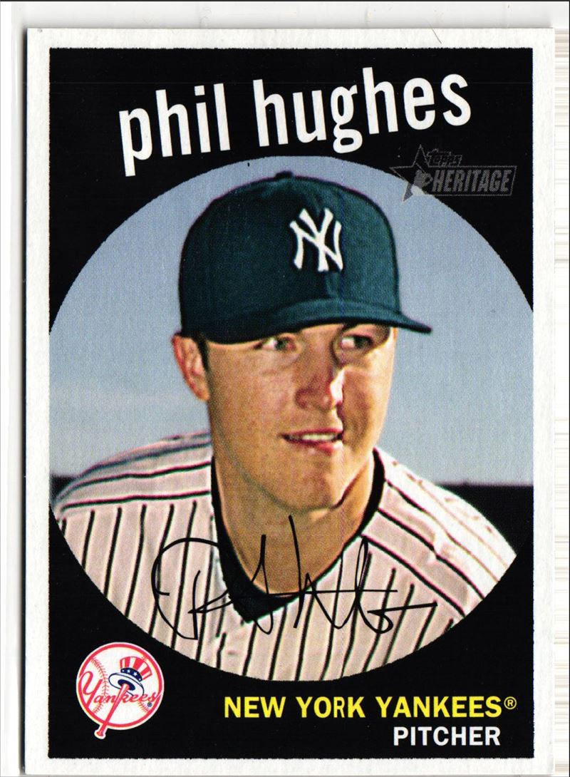 2008 Topps Heritage Phil Hughes