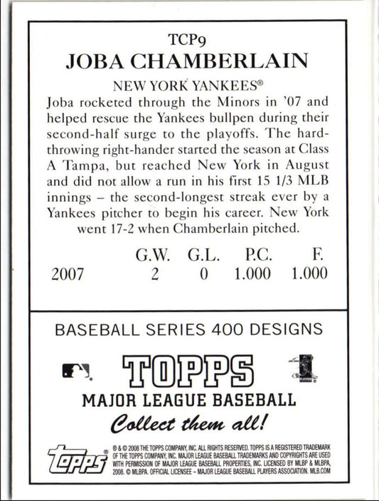 2008 Topps T205 Joba Chamberlain