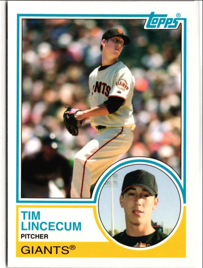 2008 Topps Trading Card History Tim Lincecum