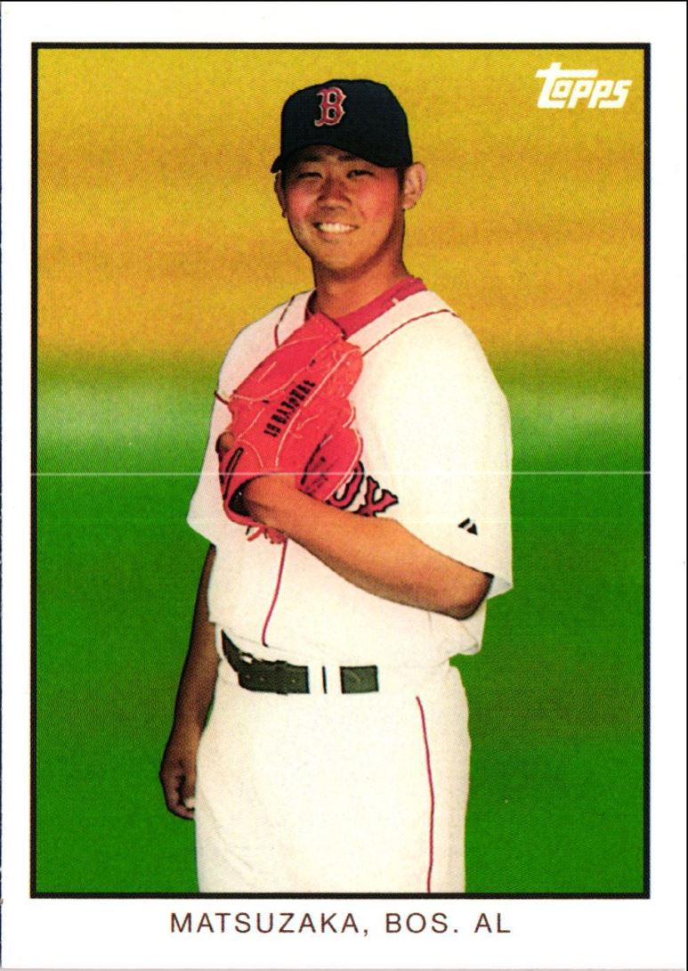 2008 Topps Trading Card History Daisuke Matsuzaka