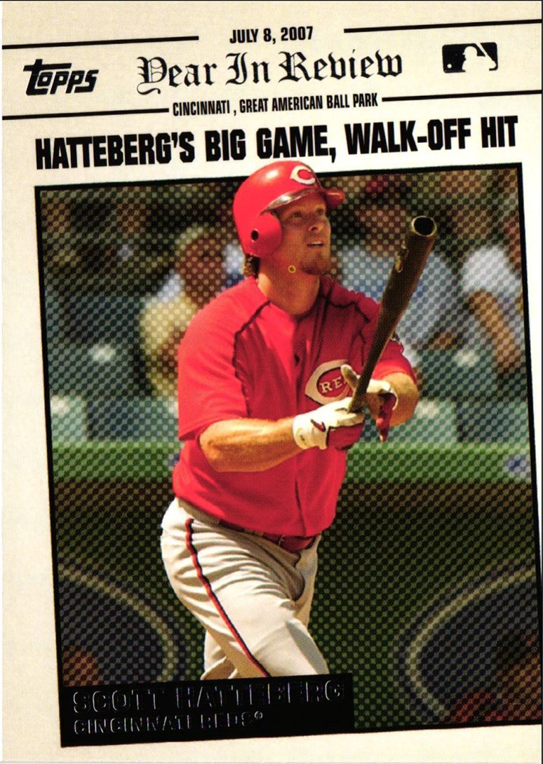 2008 Topps Year in Review Scott Hatteberg