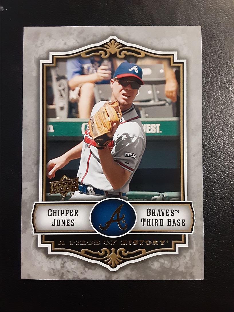 2008 Upper Deck A Piece of History Chipper Jones