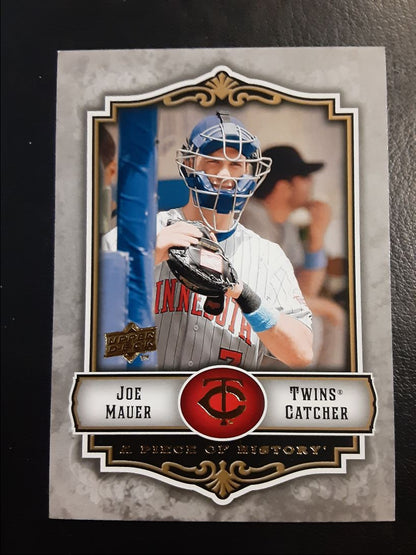 2008 Upper Deck A Piece of History Joe Mauer