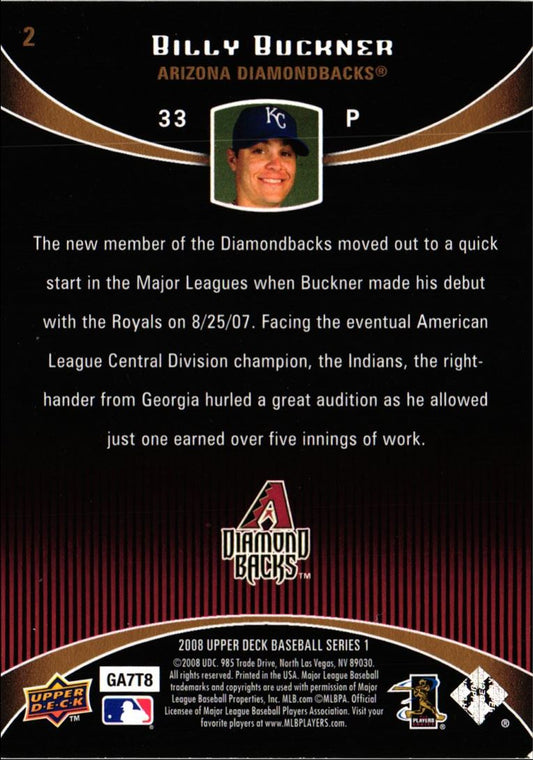 2008 Upper Deck Rookie Debut Billy Buckner