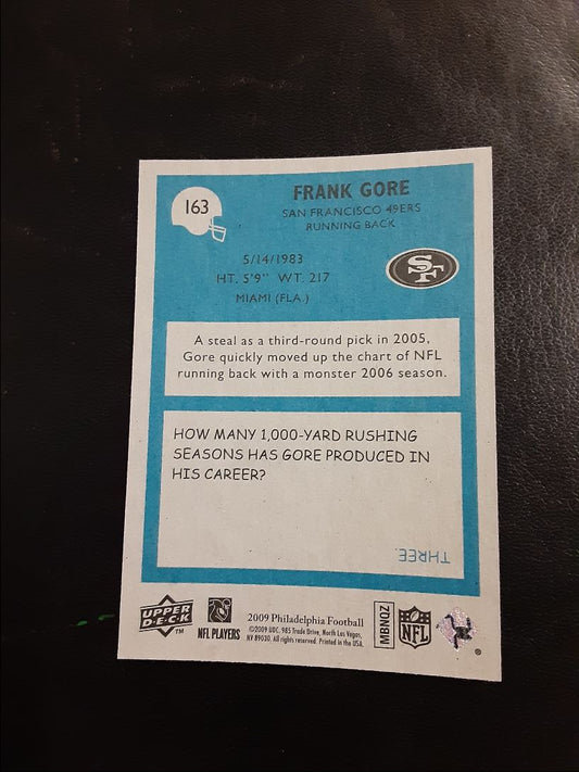 2009 Philadelphia Frank Gore