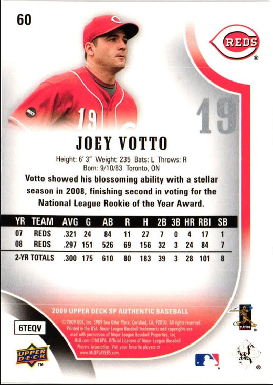 2009 SP Authentic Joey Votto