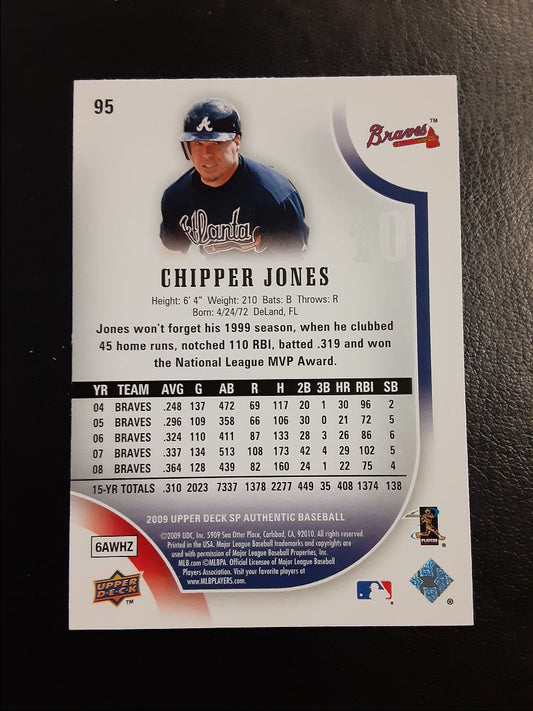 2009 SP Authentic Chipper Jones