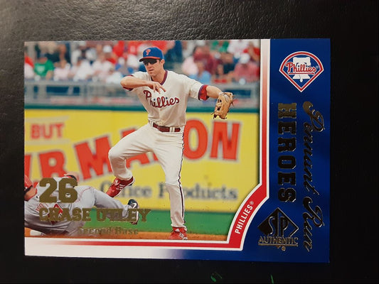 2009 SP Authentic Pennant Run Heroes Chase Utley