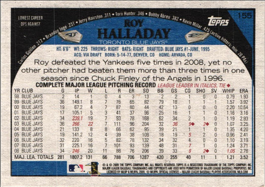 2009 Topps Roy Halladay