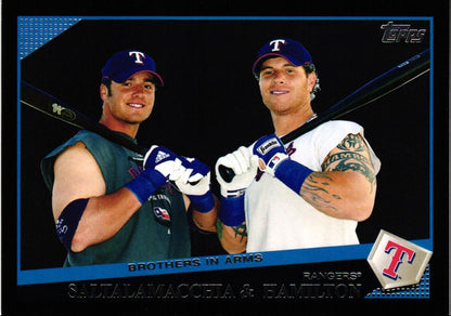 2009 Topps Jarrod Saltalamacchia/Josh Hamilton