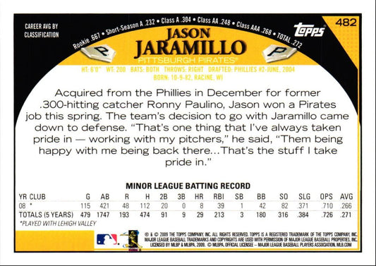 2009 Topps Jason Jaramillo