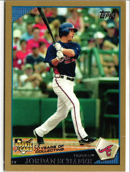 2009 Topps Gold Jordan Schafer