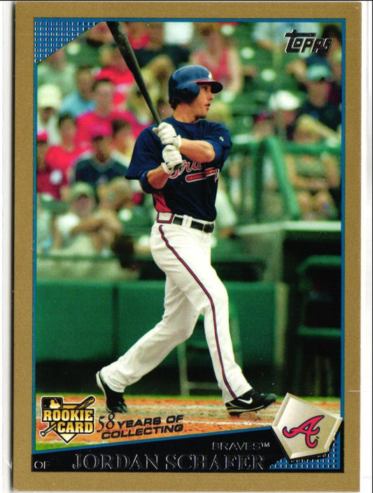 2009 Topps Gold Jordan Schafer