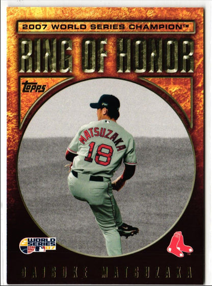 2009 Topps Ring Of Honor Daisuke Matsuzaka