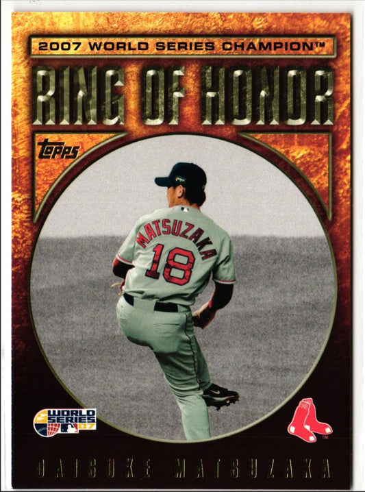 2009 Topps Ring Of Honor Daisuke Matsuzaka