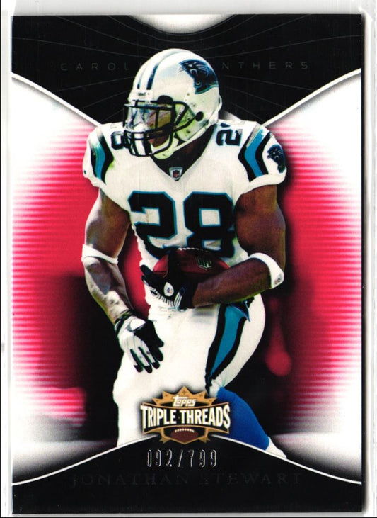 2009 Topps Triple Threads Platinum Jonathan Stewart