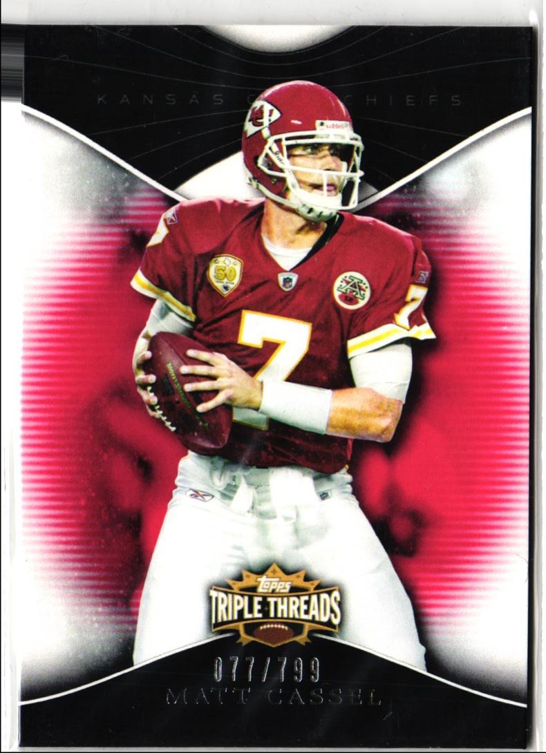 2009 Topps Triple Threads Platinum Matt Cassel