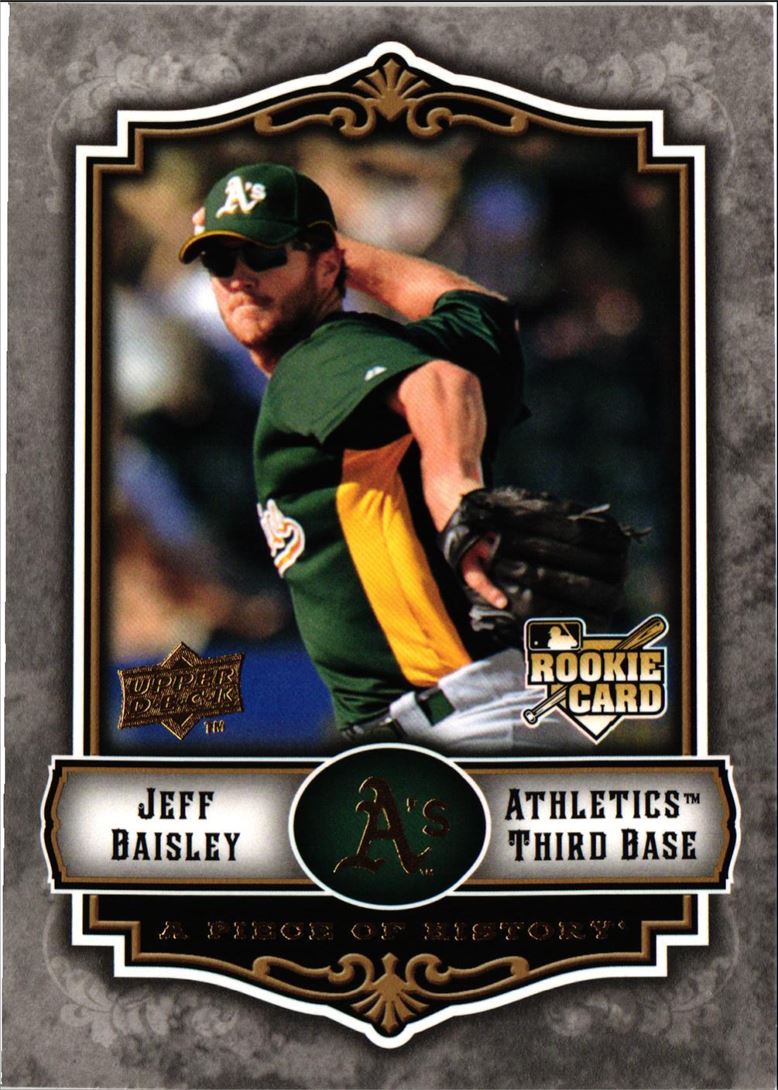 2009 Upper Deck A Piece of History Jeff Baisley