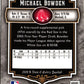2009 Upper Deck A Piece of History Michael Bowden
