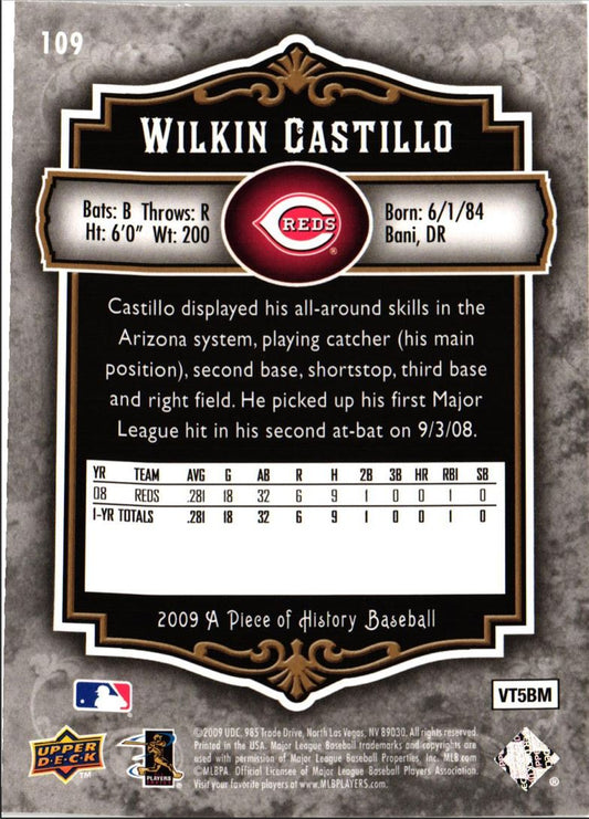 2009 Upper Deck A Piece of History Wilkin Castillo