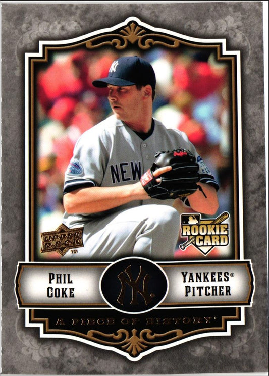 2009 Upper Deck A Piece of History Phil Coke